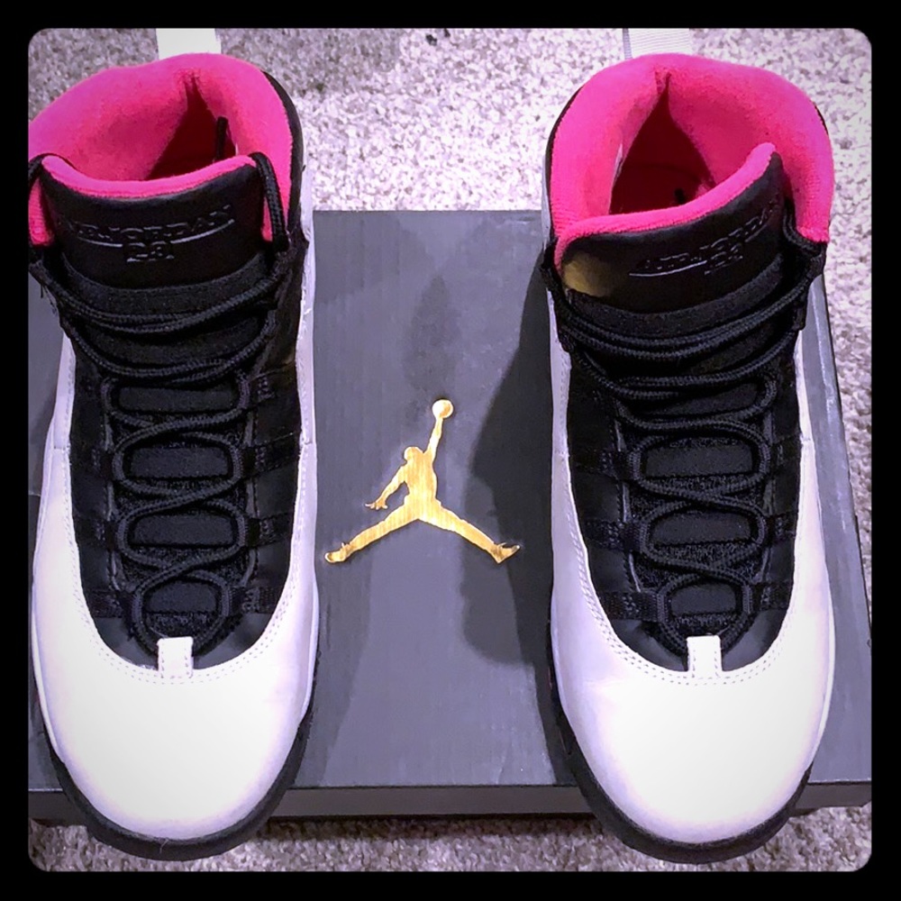 Jordan 10 Retro Hyper pink and grey